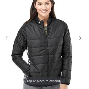Gray Adidas women jacket.